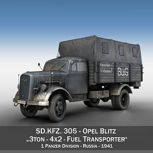 sd - opel blitz 3d 3ds