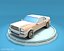 Cartoon Luxury Car Low Poly