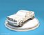 Cartoon Luxury Car Low Poly