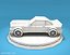 Cartoon Luxury Car Low Poly