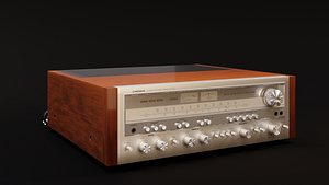 3D model Receiver Pioneer SX-1050 70s