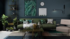 Living room model