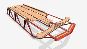 3D Snow Sled model