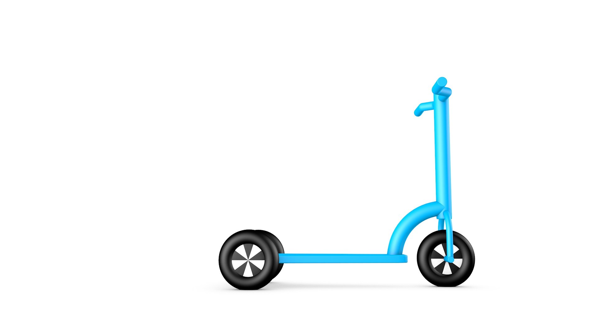 Cartoon Scooter model - TurboSquid 2089011