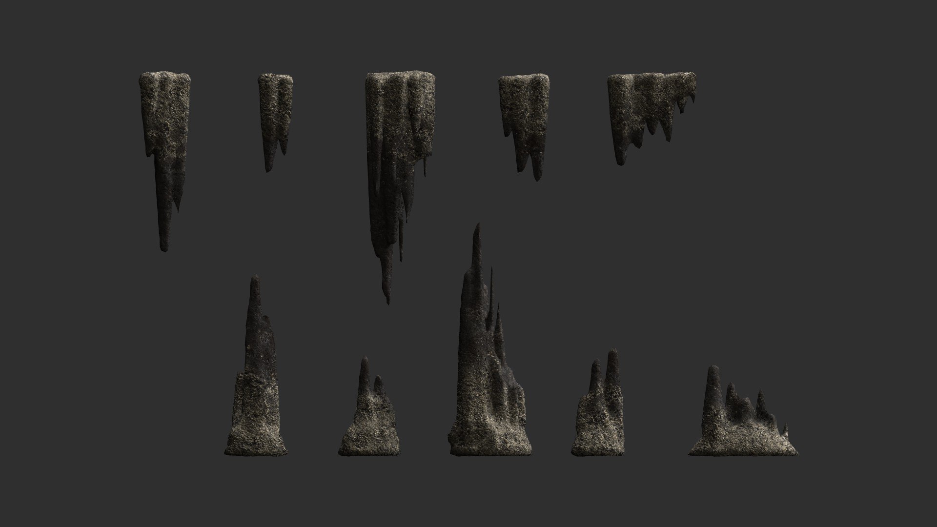 Free 3D Cave Rock Pack 1 - Light - TurboSquid 1967734