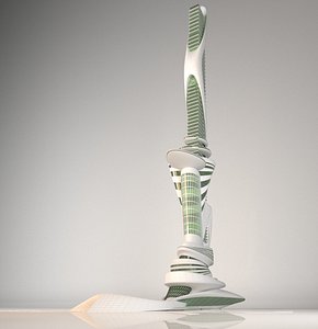 Organic  tower 3D model