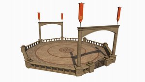 3D Lowpoly Ancient Arena
