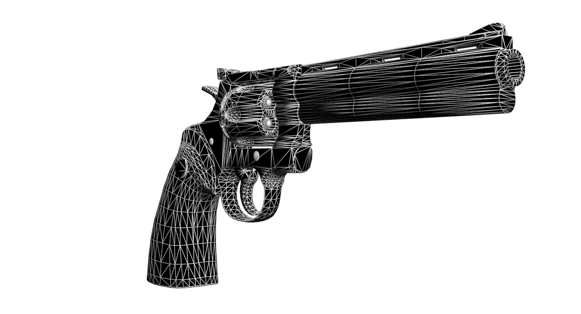 Revolver Colt Python Model - TurboSquid 1392452