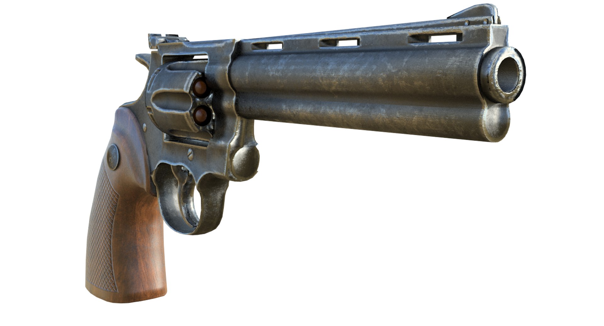 Revolver Colt Python Model - TurboSquid 1392452