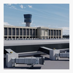 Mumbai International Airport 3D model