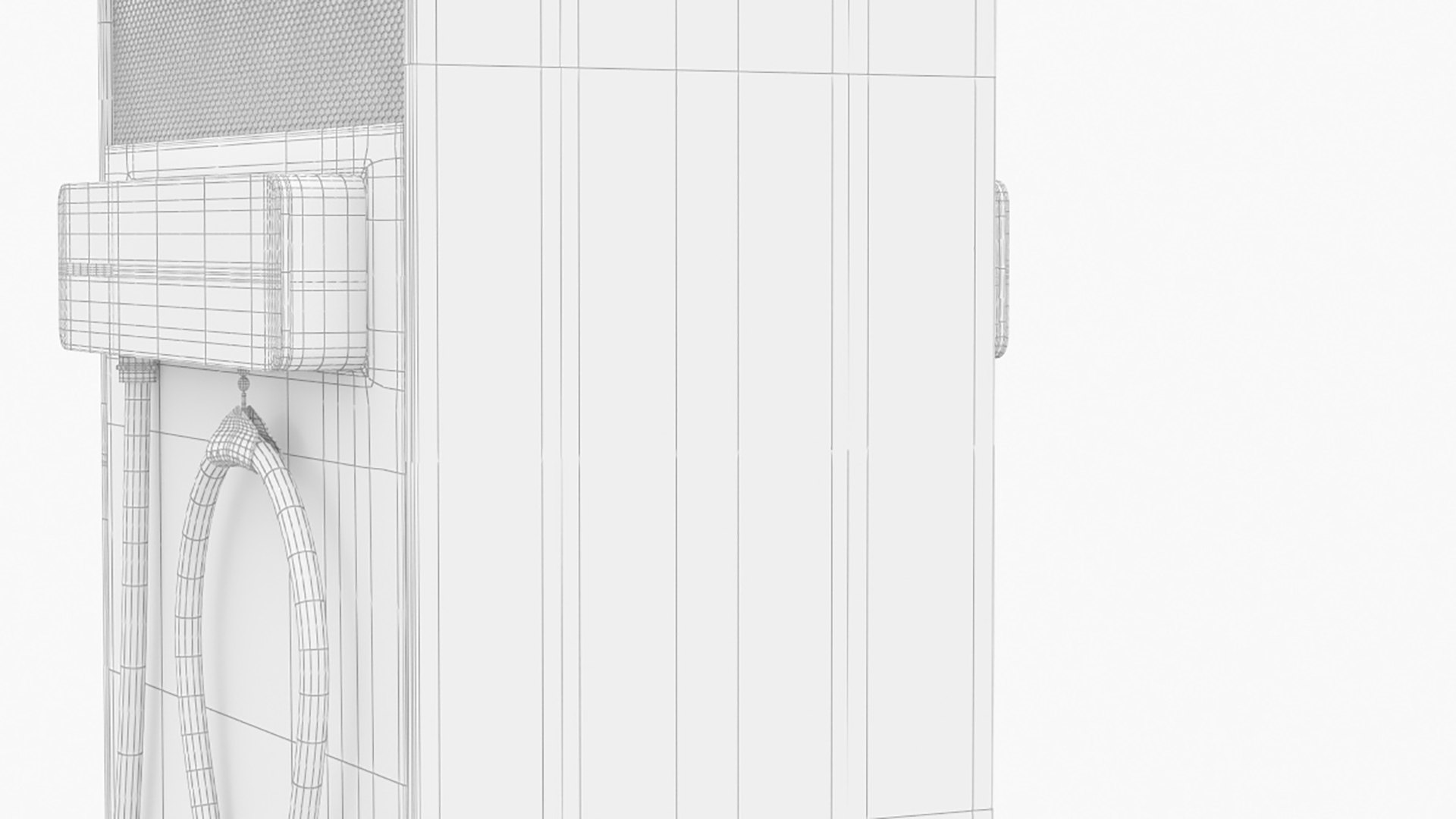 Evbox Troniq High Power Electric Vehicle Charging Station 3D Model