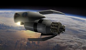 3d model cargo rocket ares 5