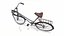 Bicicletta arrugginita d'epoca Low-poly PBR