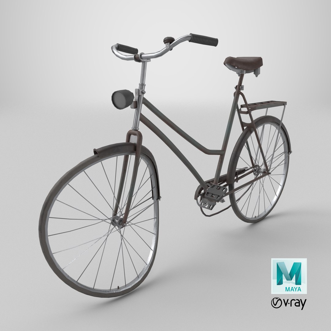 3D Vintage Rusty Bicycle Low-poly PBR model https://p.turbosquid.com/ts-thumb/Km/EiNnol/PA/stemcell_maya_vray_render/png/1766422677/1920x1080/fit_q87/9c5fb078c0cce05c04a7f751a4843a862699e06b/stemcell_maya_vray_render.jpg