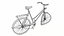 Bicicletta arrugginita d'epoca Low-poly PBR