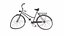 Bicicletta arrugginita d'epoca Low-poly PBR