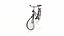 Bicicletta arrugginita d'epoca Low-poly PBR