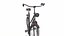 Bicicletta arrugginita d'epoca Low-poly PBR
