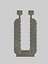 Steel Construction Font - Turkish Letter U
