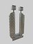 Steel Construction Font - Turkish Letter U