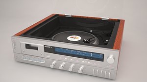 3d model subaru turntable