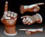 Hand point gesture STL file 3D printable model male female