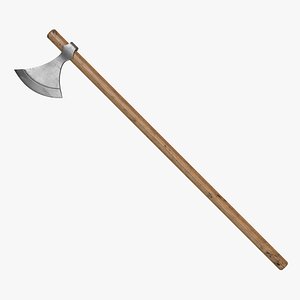 Viking Long Axe 3D Model