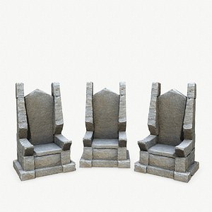 Stone Throne 1 3D