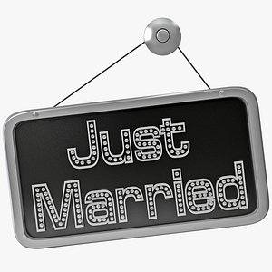 Just Married Sign