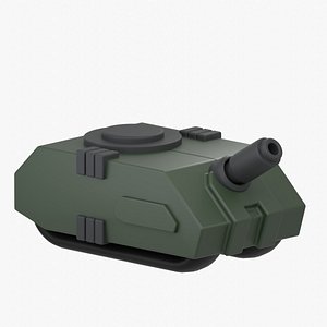 Army Tank 3D Illustration 3D