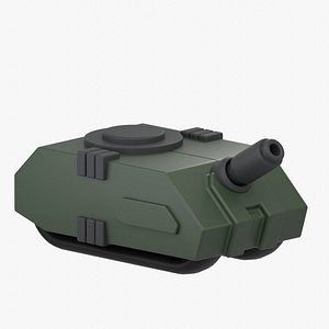 Army Tank 3D Illustration