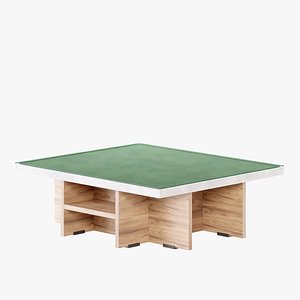 Concrete coffee table