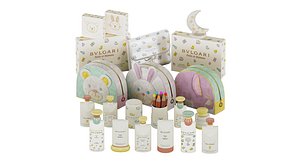 3D Childrens Bathroom decor set 02