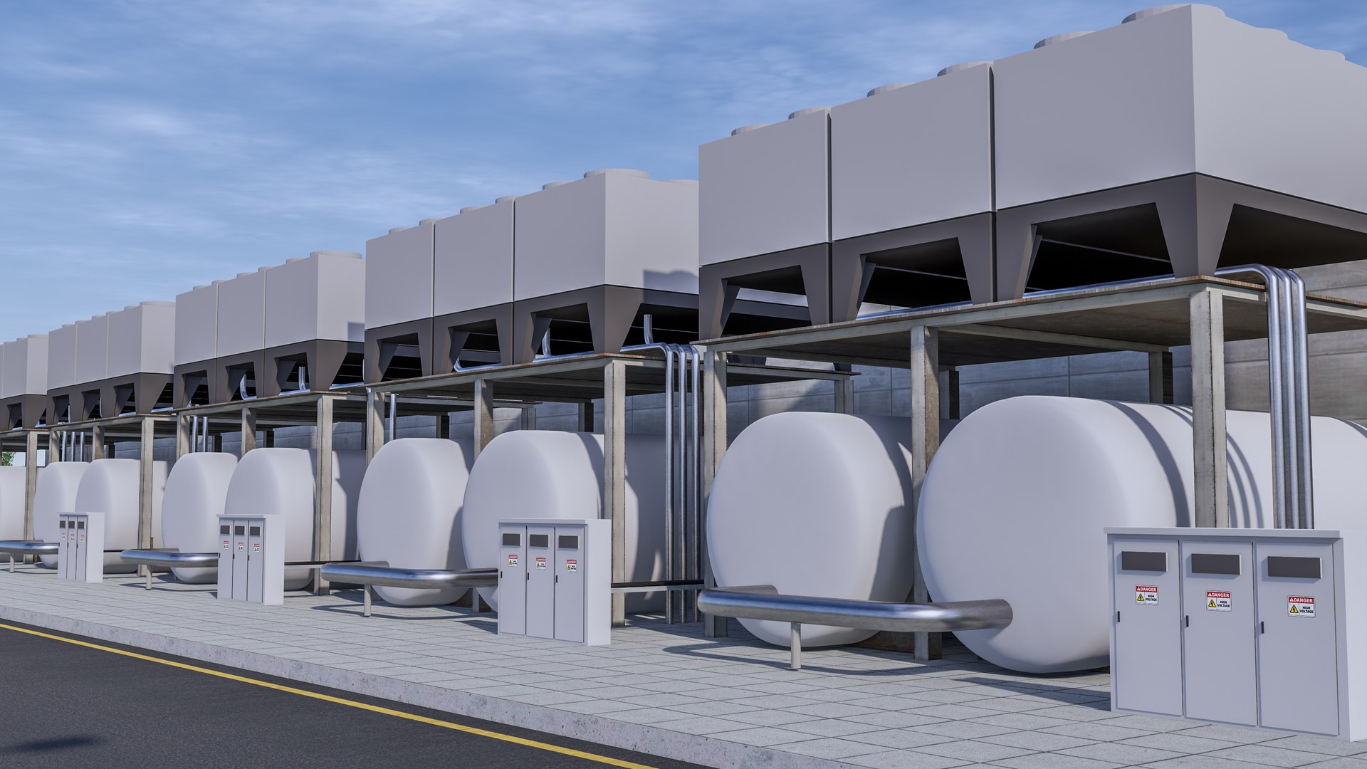 3D Google Data Center Building - TurboSquid 1867282