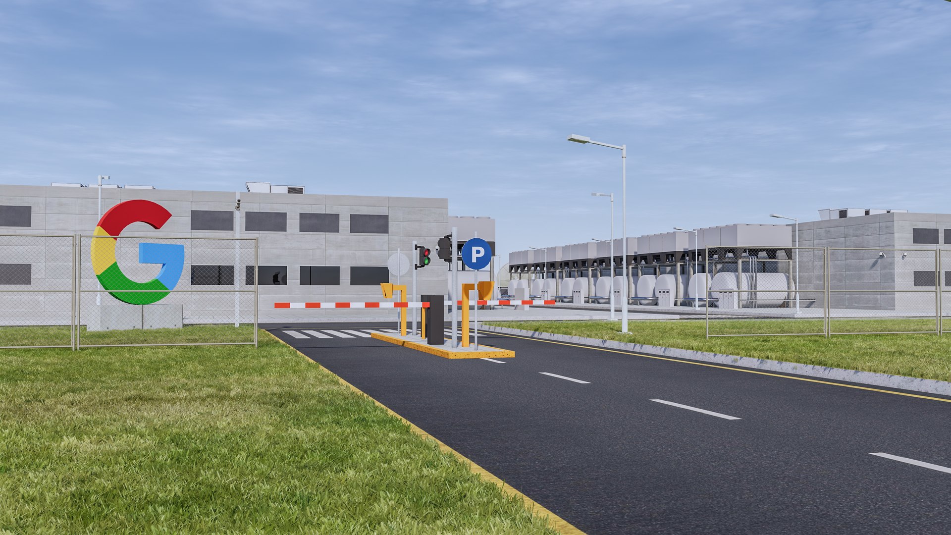 3D Google Data Center Building - TurboSquid 1867282