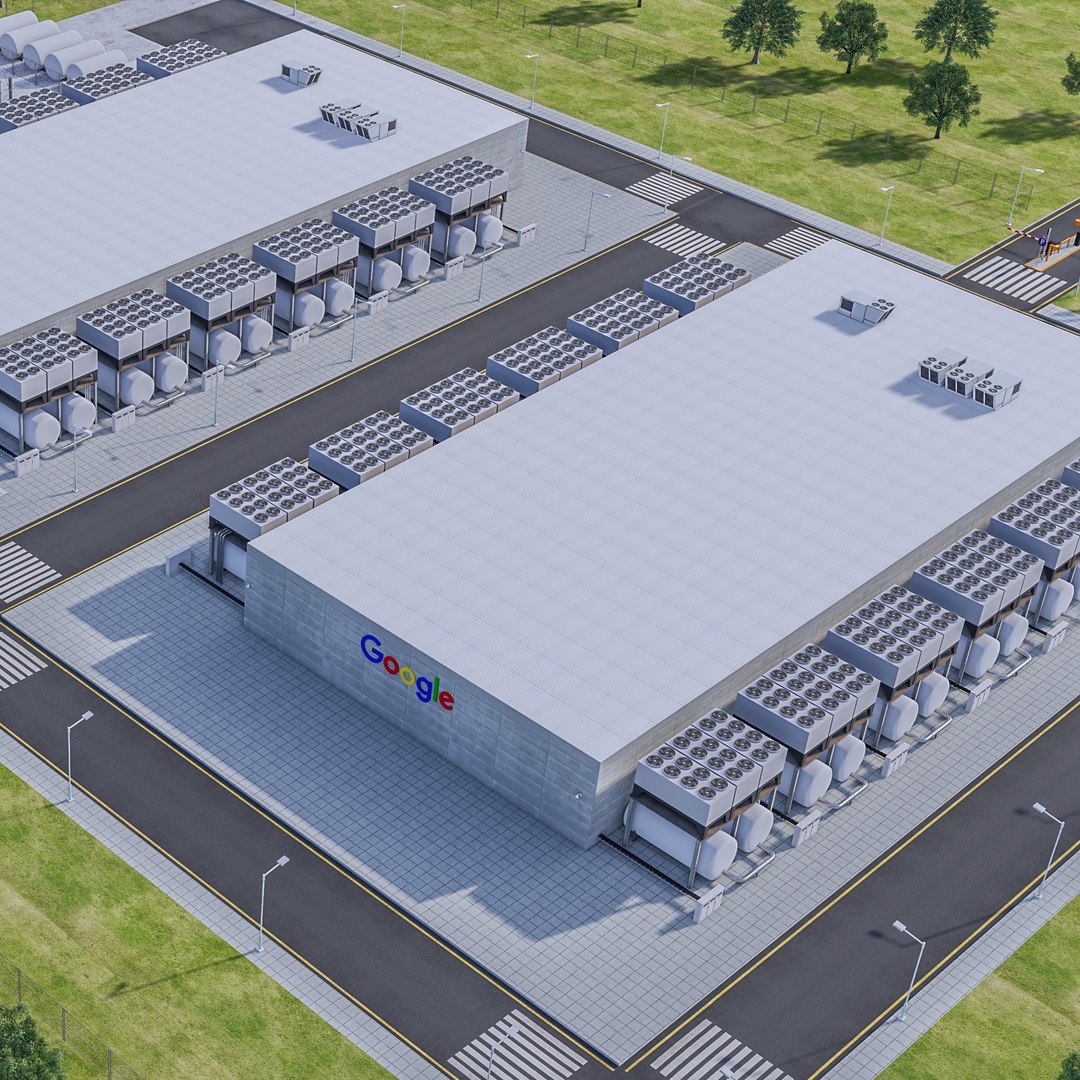 3D Google Data Center Building - TurboSquid 1867282