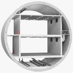 Two Level Tunnel Cross Section