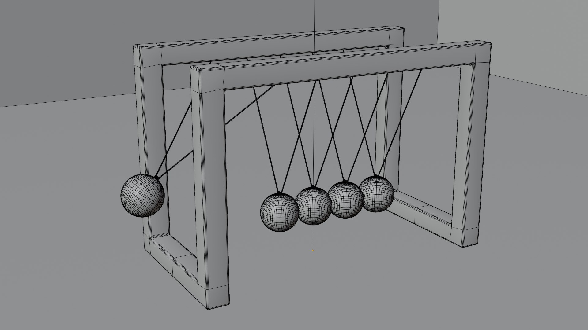 3D Newtons Craddle - TurboSquid 2347816