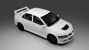 mitsubishi lancer evo ix 3d model