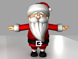 Santa claus Toon Model