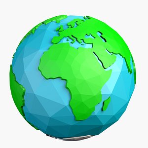 Cartoon low poly world