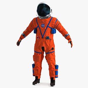 Astronaut in Advanced Crew Escape Suit