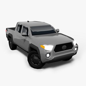 Low-Poly Toyota Tacoma model