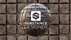 Procedural cobblestone PBR Texture