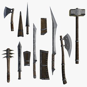 Fantasy Weapons Pack Brute 3D