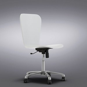 Crate and Barrel - Felix White Office Chair