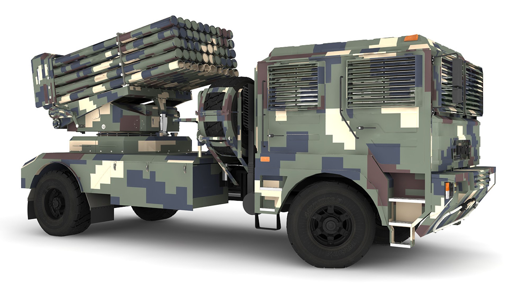 BM-21 Beresta model - TurboSquid 1869760