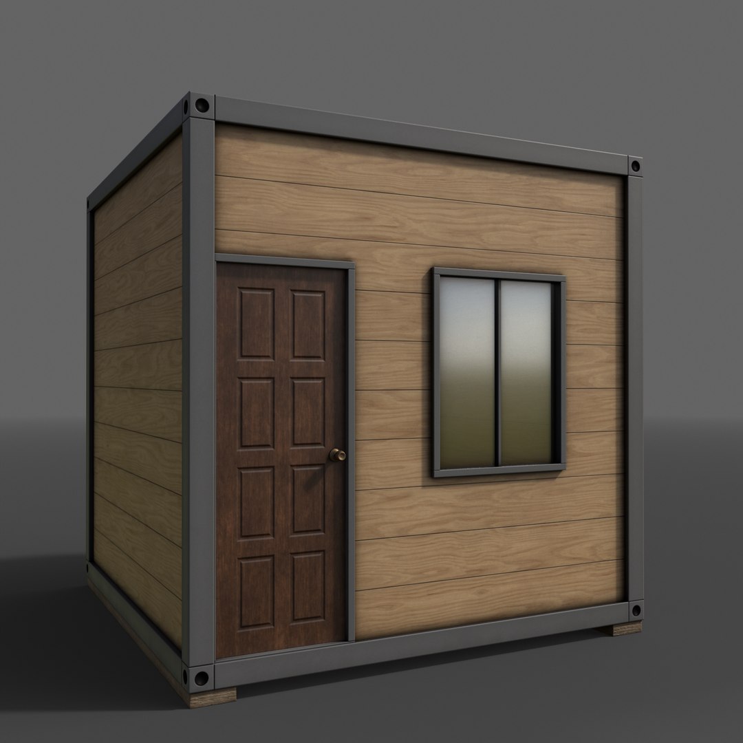 3D PBR Container House BC V1 - TurboSquid 2044732