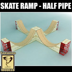 skate ramp - half pipe dxf