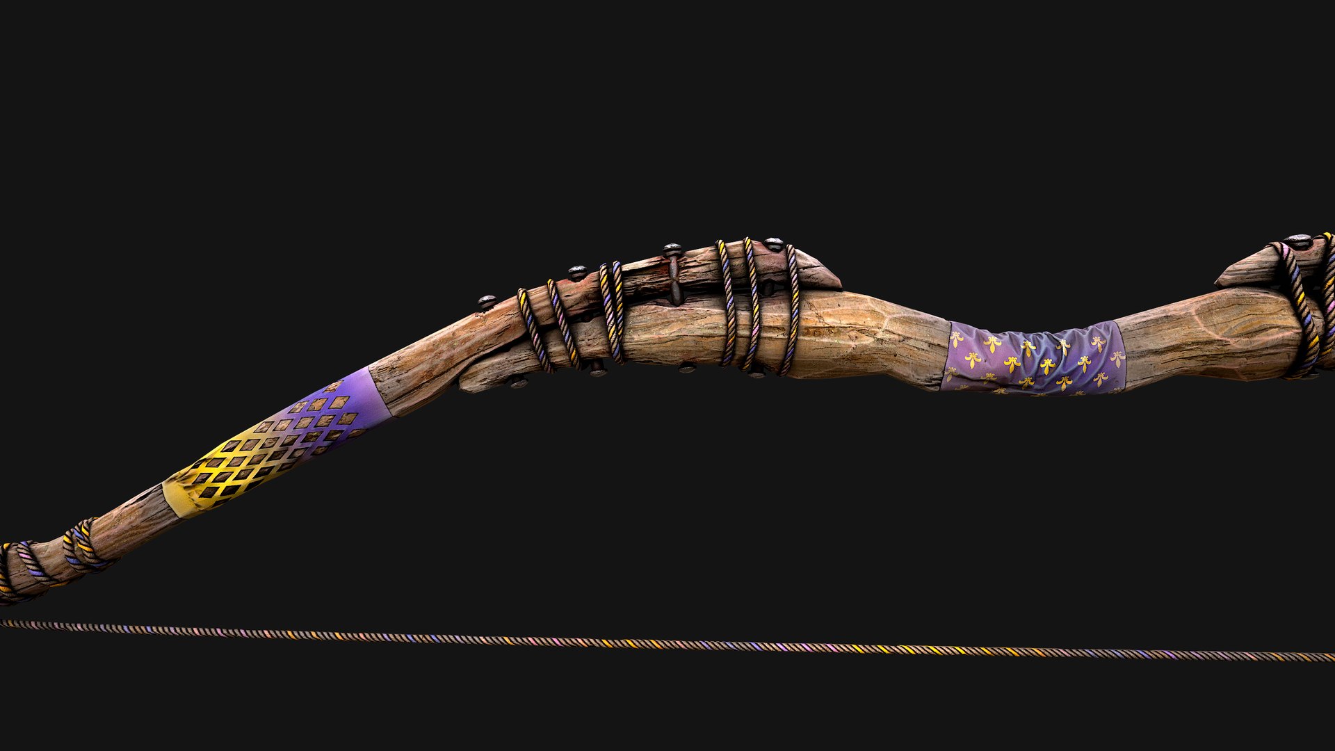 3D Medieval Wooden Bow Weapon Fair Shooter https://p.turbosquid.com/ts-thumb/Km/hQHqYy/A9/woodenbowpurple18/png/1757599369/1920x1080/fit_q87/6f06762ee9f492dfe7017ff36b01f93639fbe01a/woodenbowpurple18.jpg